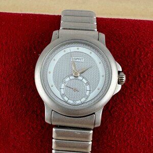 Vintage Esprit Timewear All Stainless Steel Case and Bracelet French Made